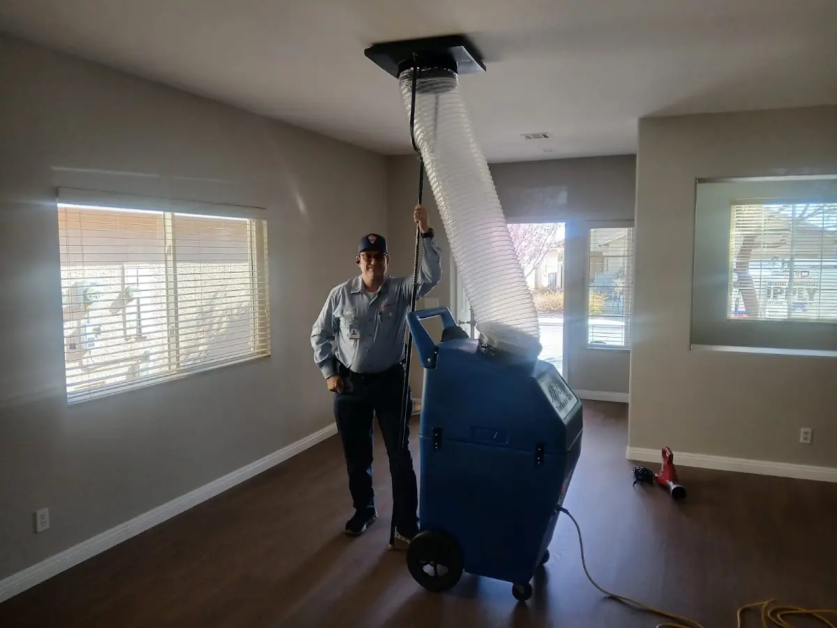 Professional Dryer Vent Cleaning work inside a Bryant home